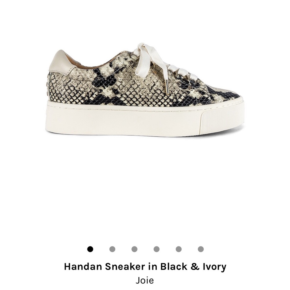 Joie snake print sneakers in excellent condition